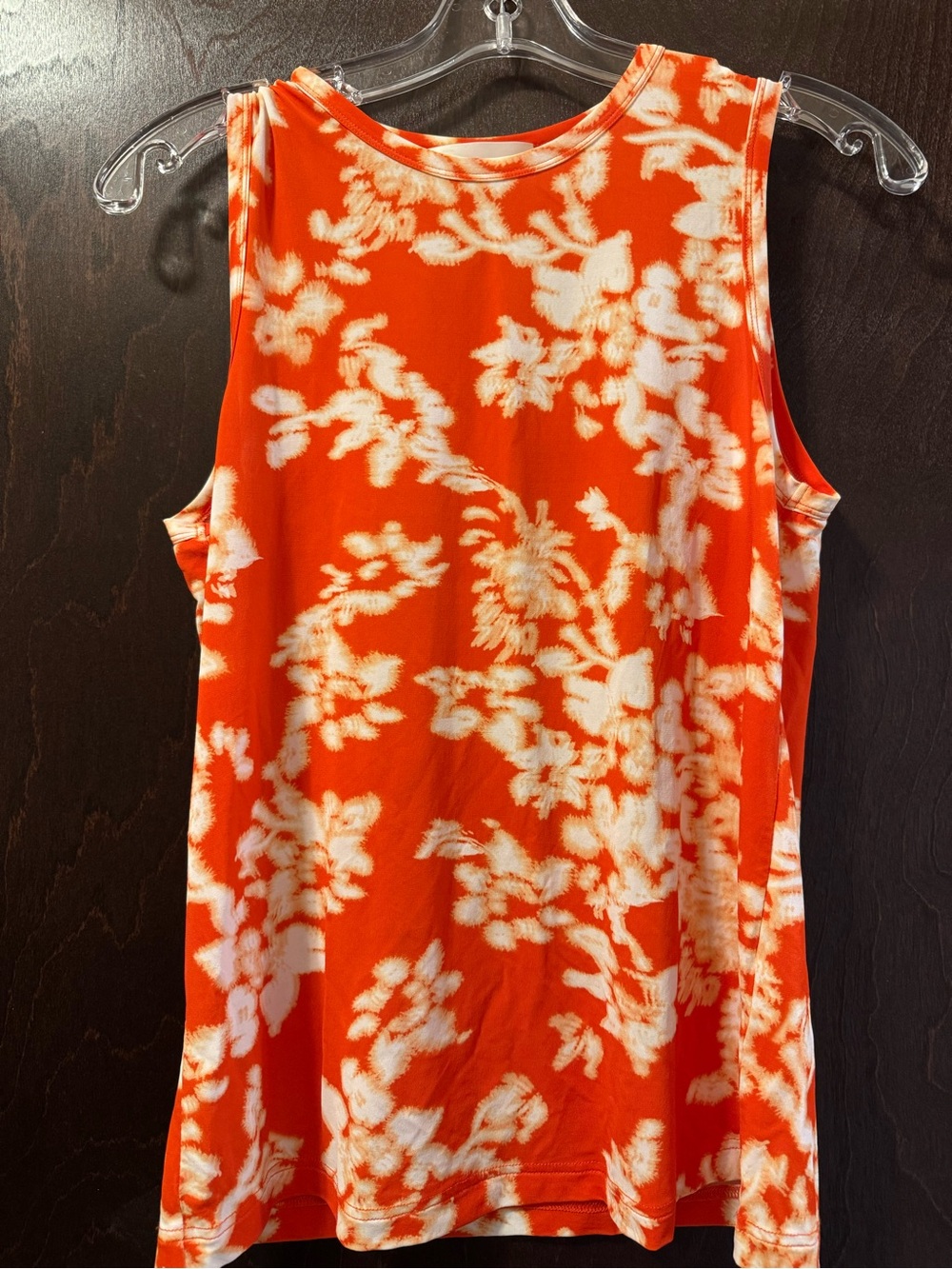Christian Wijnants NWOT Floral-Print Orange Sleeveless Tank Top